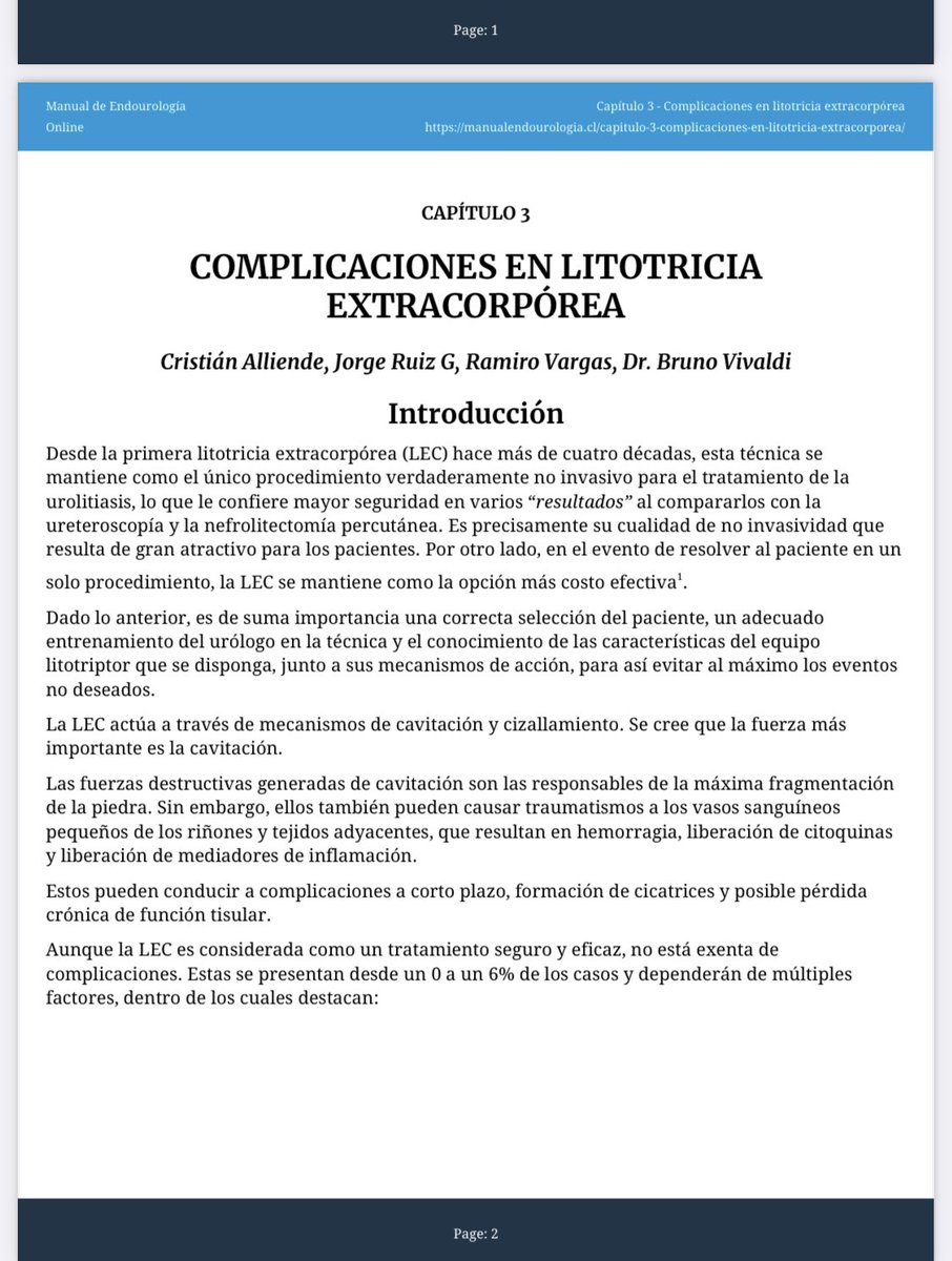 Ya disponible el Manual de diagnóstico y manejo de complicaciones en endourologia manualendourologia.cl <a href="/Urolchi/">Sociedad Chilena de Urología</a> <a href="/filialendouro/">Filial de Endourología Chile - SCHU</a> <a href="/bvivaldi/">Bruno Vivaldi</a> <a href="/docpyj/">Jorge Ruiz</a> <a href="/NorteSchu/">Filial Norte SCHU</a> <a href="/gaston_astroza/">Gaston astroza</a>