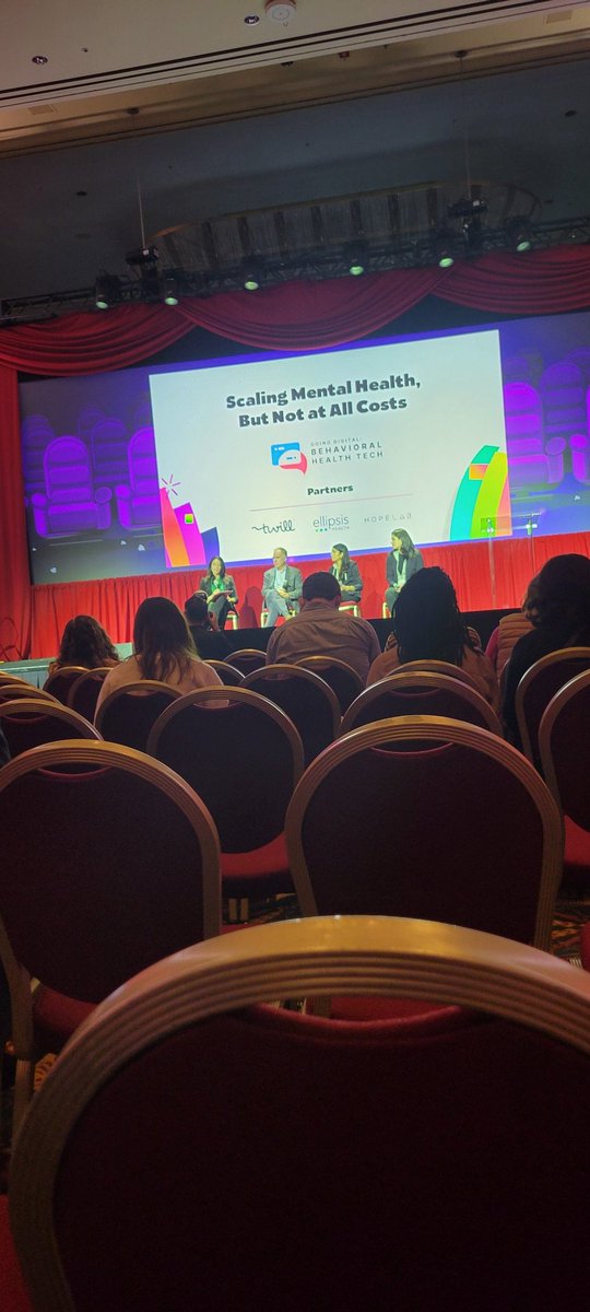MedicalQuack's tweet photo. BUT LOOK, THERE'S NOBODY HOME HARDLY IN THE AUDIENCE..LOL
RT @MedStartr: Scaling Mental Health #hlth2022 #acvc22 amazing group on stage! https://t.co/uXikbaRGtY