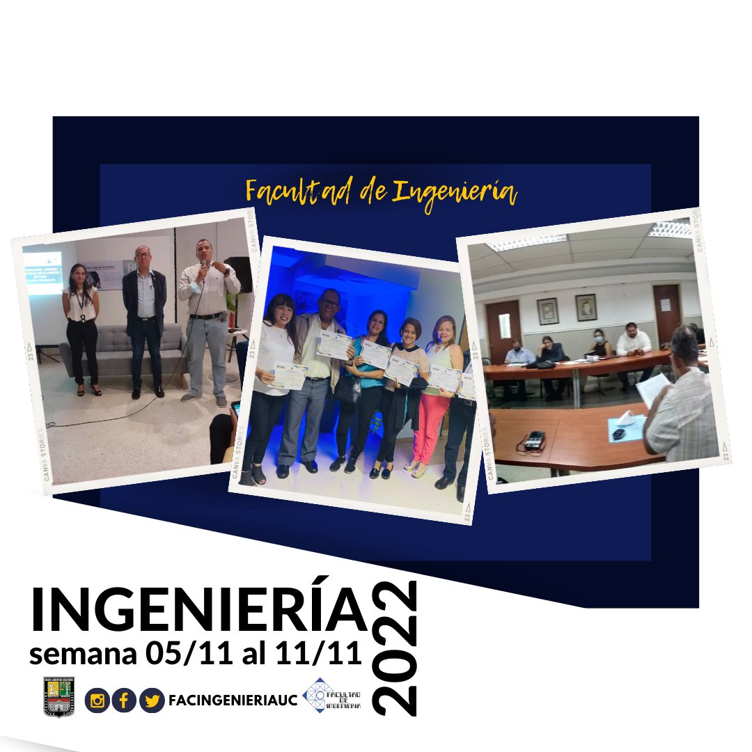 FacIngenieriaUC's tweet photo. ¿Qué pasó en nuestra FACULTAD en la semana del 05/11/0/2022 al 11/11/2022? https://t.co/H2MRlWRWs9