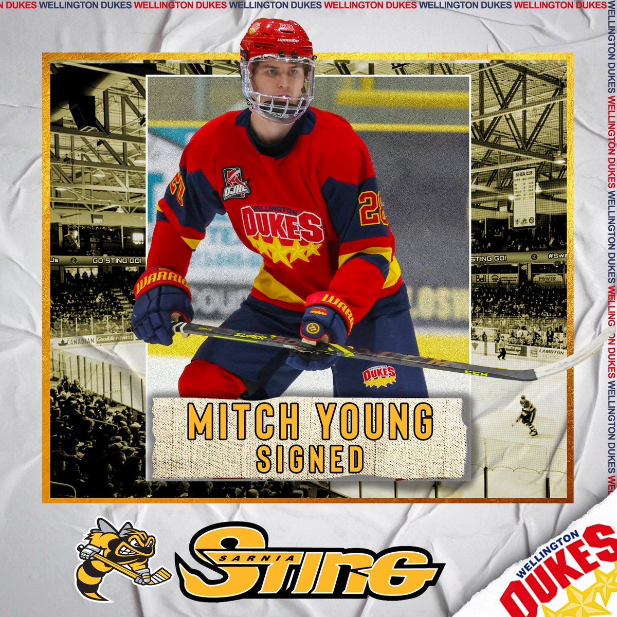 Congrats to Dukes defenseman Mitch Young on his signing with the <a href="/stinghockey/">Sarnia Sting</a> of the <a href="/ohlofficial/">OHLOfficialNews</a> 

Mitch will make his OHL debut today against the Guelph Storm

(📷 Ed McPherson/OJHL Images)