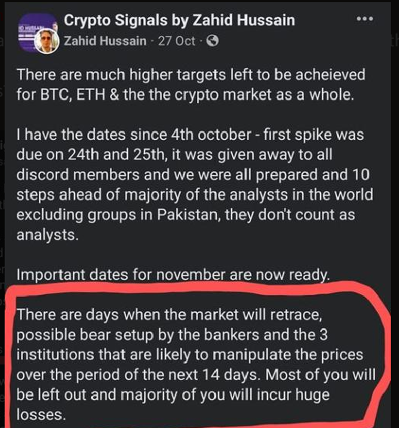 Usman_CAAFFS's tweet photo. This is not the 1st Insolvency the crypto space witnessed.
The KEY to protect and prevent yourself from this fraud is pre informed awareness.
When majority was sucked by crypto, we had sniper entry because we were well informed since 27th October 2022
@sparthacus1 @NazCapitalbyZH https://t.co/CylOuaCa8B