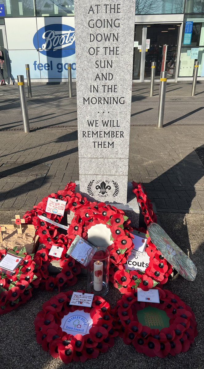 Councillor Franklin O-Antwi KStG (@cllr_franklin) on Twitter photo Today we remember those who made the greatest sacrifice for our Country and future.
Lest we forget #RemembranceSunday #RoyalBritishLegion <a href="/BS_Matters/">BradleyStokeMatters</a> <a href="/sgloscouncil/">South Glos Council</a> <a href="/WB_Shopping/">Willow Brook, Bradley Stoke Shopping 💛</a> <a href="/JackLopresti/">Jack Lopresti</a> <a href="/TheBSJournal/">BradleyStokeJournal</a> <a href="/Cllr_Franklin/">Councillor Franklin O-Antwi KStG</a> <a href="/Assistplusuk/">ASSISTPLUS CIC</a> <a href="/SSAFA/">SSAFA</a> Today we remember those who made the greatest sacrifice for our Country and future.
Lest we forget #RemembranceSunday #RoyalBritishLegion <a href="/BS_Matters/">BradleyStokeMatters</a> <a href="/sgloscouncil/">South Glos Council</a> <a href="/WB_Shopping/">Willow Brook, Bradley Stoke Shopping 💛</a> <a href="/JackLopresti/">Jack Lopresti</a> <a href="/TheBSJournal/">BradleyStokeJournal</a> <a href="/Cllr_Franklin/">Councillor Franklin O-Antwi KStG</a> <a href="/Assistplusuk/">ASSISTPLUS CIC</a> <a href="/SSAFA/">SSAFA</a>