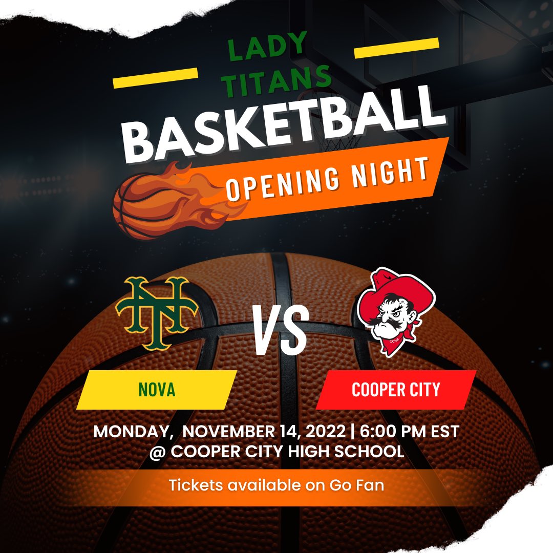 Nova Lady Titans GBB (@gbbnova) on Twitter photo The 2022-2023 🏀 Season officially Tips Off tomorrow night for your <a href="/GBBNova/">Nova Lady Titans GBB</a> ⚡️ The 2022-2023 🏀 Season officially Tips Off tomorrow night for your <a href="/GBBNova/">Nova Lady Titans GBB</a> ⚡️