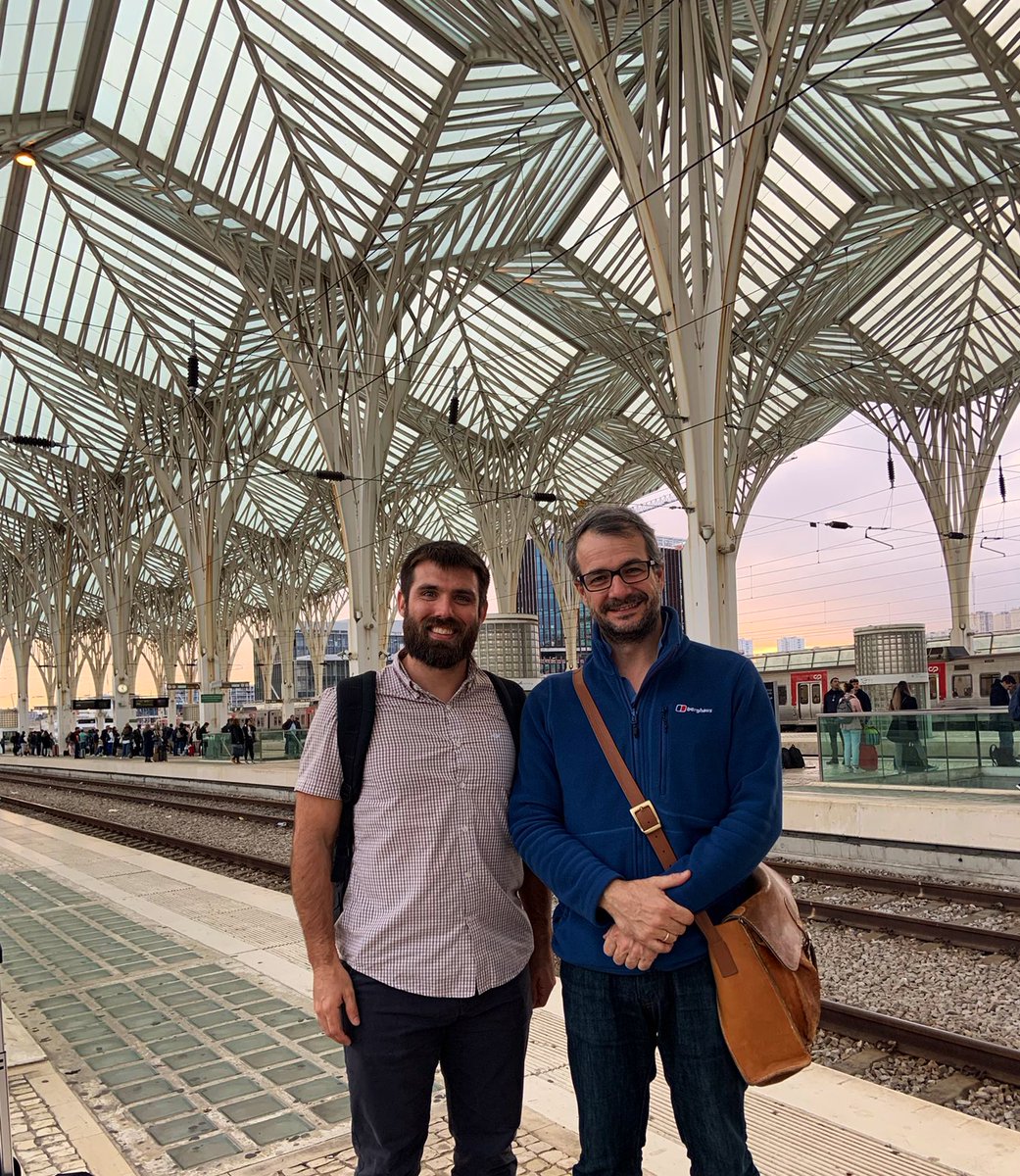 GuillermoRein's tweet photo. Let the conference begin. I have met @DanielJGorham in Lisbon and that means #9ICFFR has started for us! 

IX INTERNATIONAL CONFERENCE ON FOREST FIRE RESEARCH,
&amp; 17th International Wildland Fire Safety Summit.
Coimbra, Portugal https://t.co/AF0CvgTIdl