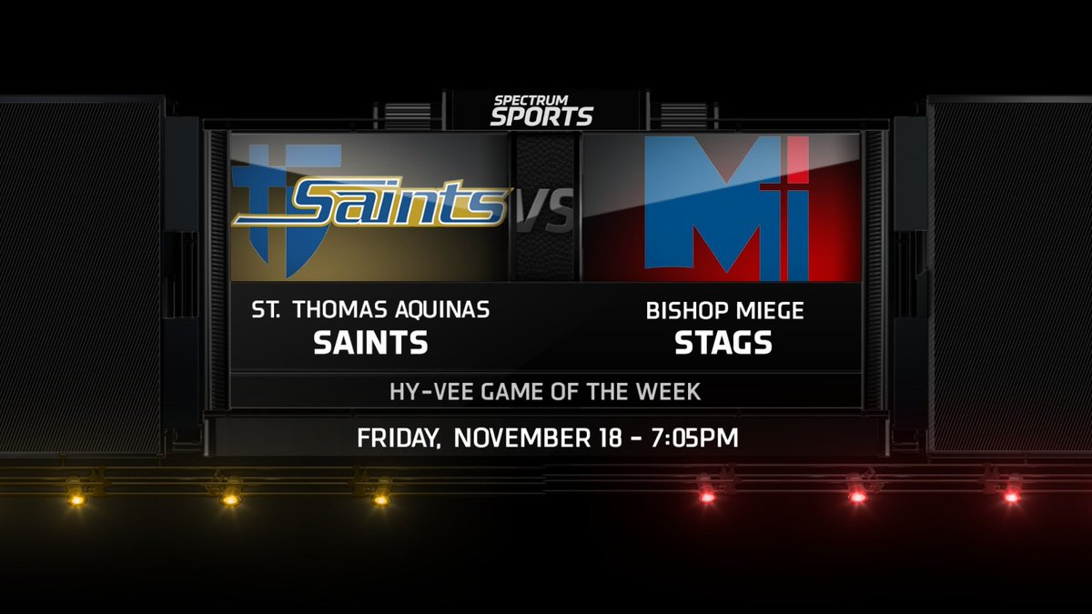 SpectrumNewsKC's tweet photo. Headed to the Doll House for Friday's @HyVeeKCMetro Game of the Week!

The winner advances to the @KSHSAA 4A Title Game.

📅 Friday, November 18
⏲️ 7:05p
📺 LIVE on Spectrum ch. 323
🔬 Kevin Wike, Johnny Beck, Bethany Bowman

@GetSpectrum https://t.co/ihpLJrXouX