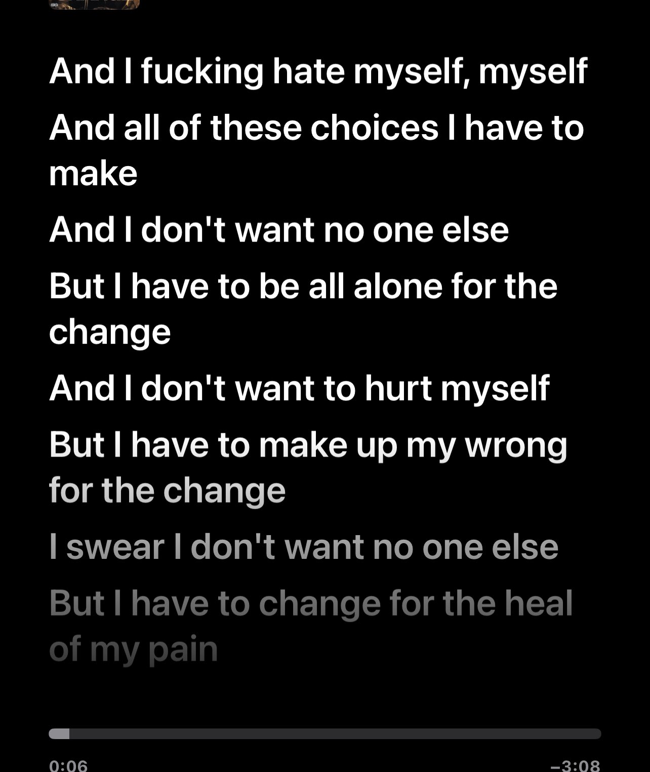 Austin Adams on Twitter "Bru I was looking for the lyrics on change💀💀