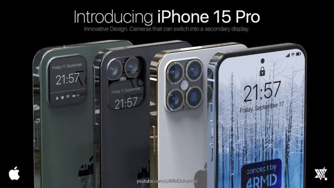 SeleraMu_iPi's tweet photo. iPhone 15 segera meluncur di tahun 2023!
—
A thread https://t.co/L1yhZWOPTO
