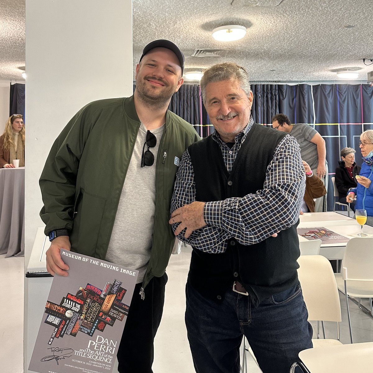 CorySchmitz's tweet photo. Met the legend @danperridesign https://t.co/ONKPJE2hQz