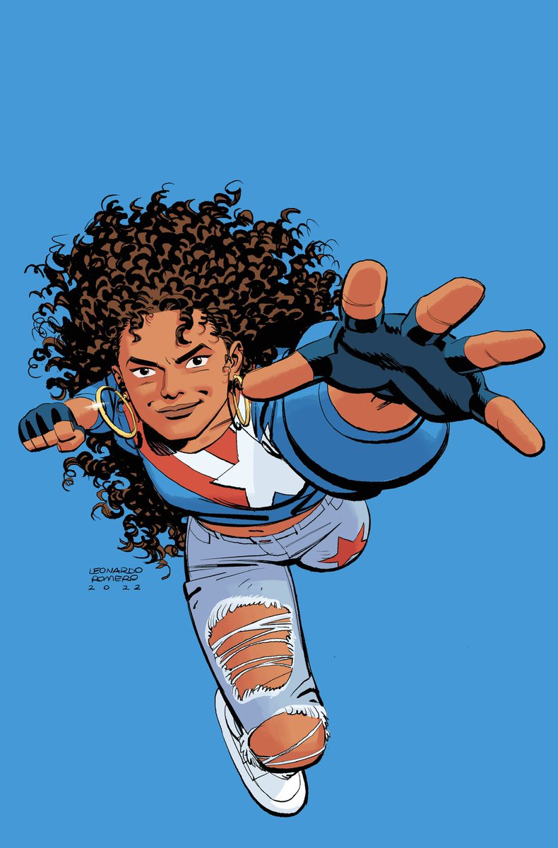 「America Chavez #cover #marvel #comunidad」|Leonardo Romeroのイラスト