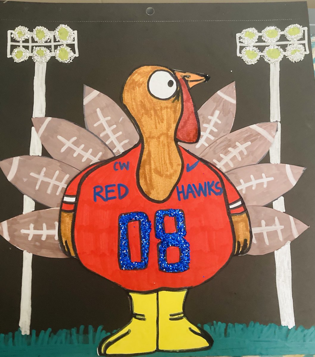 Kasi Brewton (@brewtonkasi) on Twitter photo Preschool Project- Tom the Turkey disguised as a Red Hawk football player. No need to explain how much Carter admires his oldest brother ❤️💙 <a href="/TweetMeCES/">Charlotte Elementary School</a> <a href="/CWRedHawksFB/">Creek Wood Football</a> Preschool Project- Tom the Turkey disguised as a Red Hawk football player. No need to explain how much Carter admires his oldest brother ❤️💙 <a href="/TweetMeCES/">Charlotte Elementary School</a> <a href="/CWRedHawksFB/">Creek Wood Football</a>
