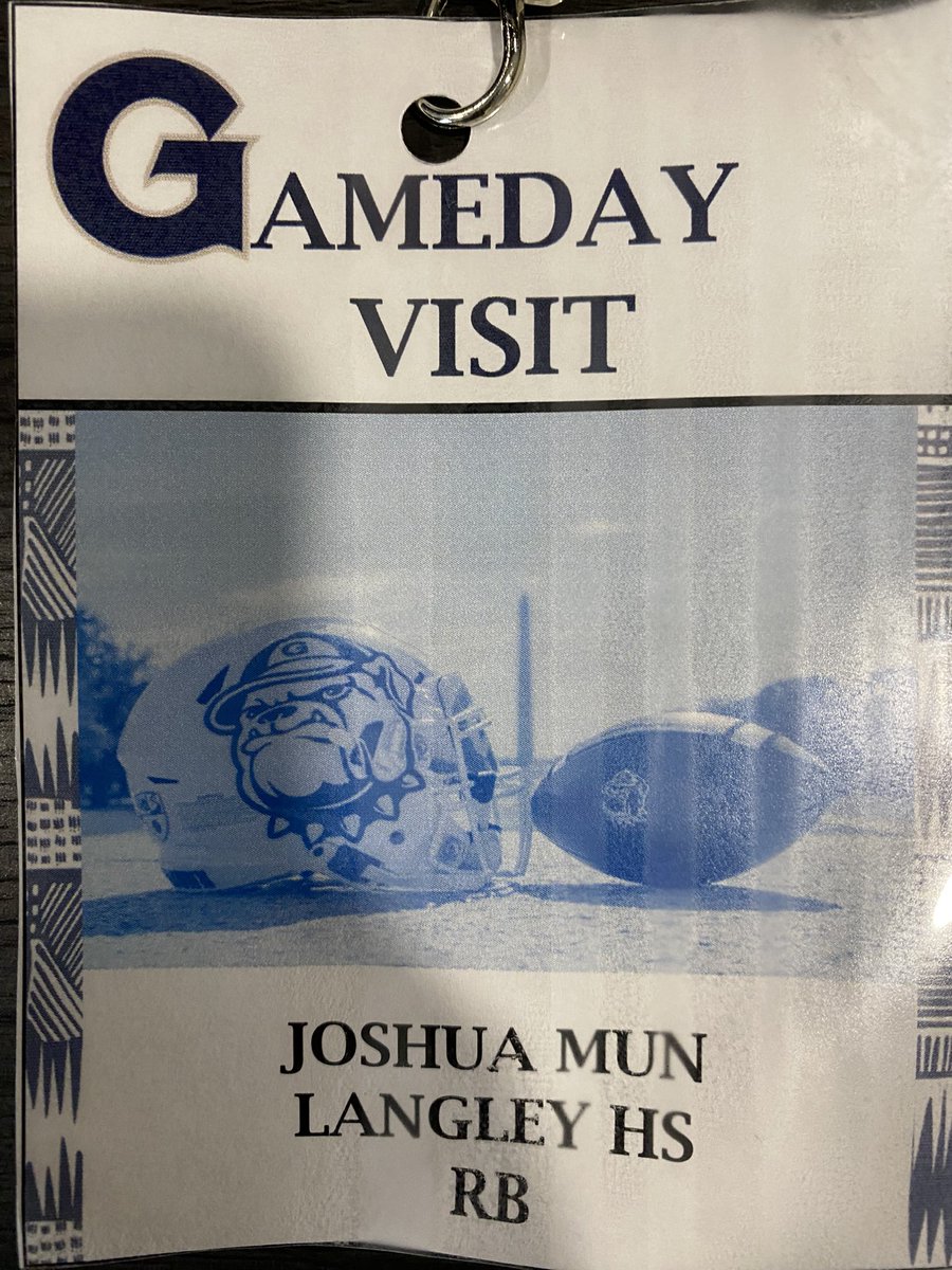 Great experience at Georgetown, thank <a href="/CoachT_82/">Kenneth Tinsley</a> for the game day invite! Hope to back soon!
<a href="/HoyasFB/">Georgetown Football</a> <a href="/coachsgarlata/">Coach Sgarlata</a> <a href="/FootballLangley/">Langley Football</a>