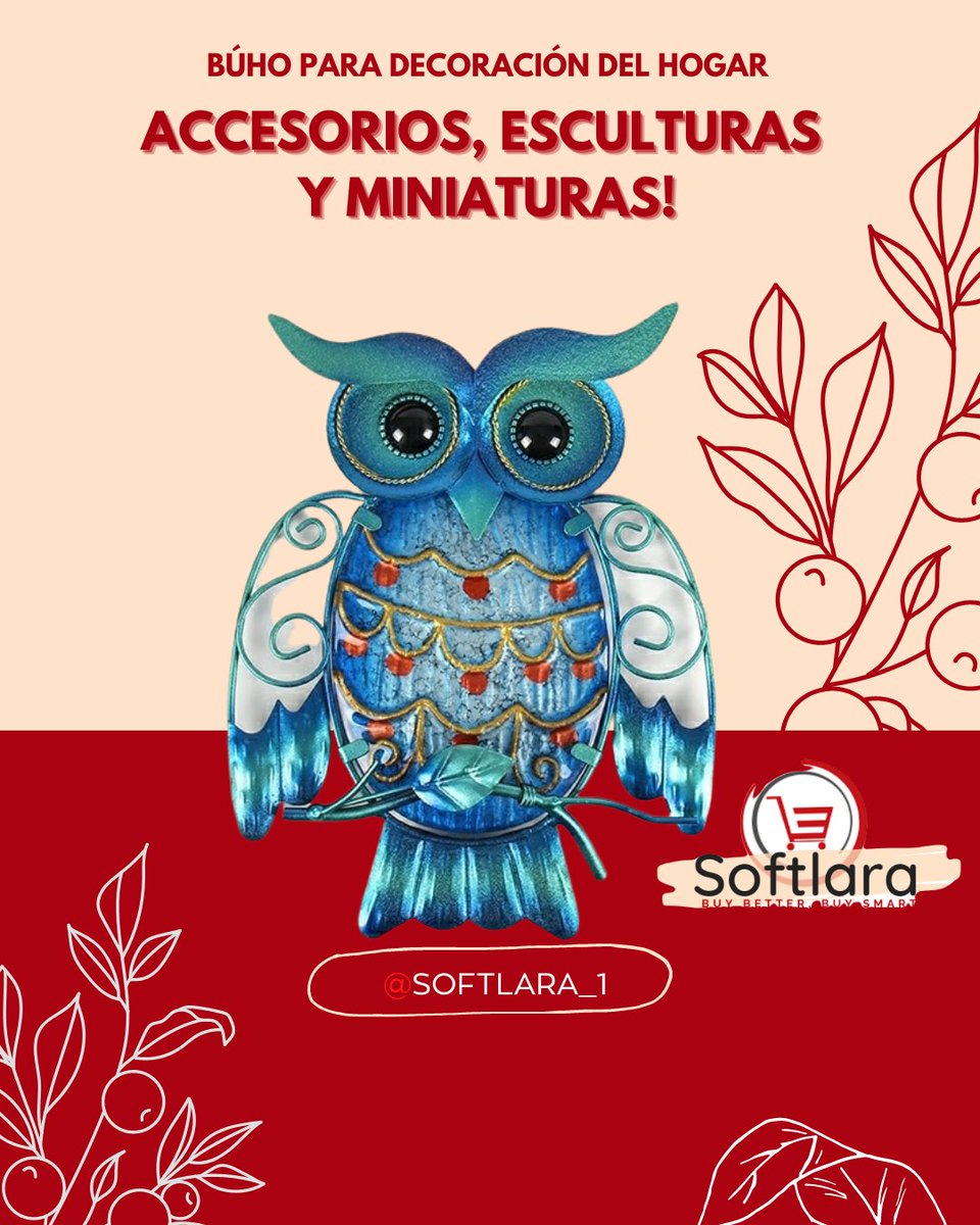 Softlara_1's tweet photo. Adorable decoración de búho-hecha de hierro y vidrio de alta calidad, este búho hecho a mano tiene hermosos ojos, alas exquisitas, vientre de cristal pintado con Rama de metal y bonita pluma de cola.

#tiendaenlinea
#gratis
#comercioenlinea
#Apoyamostusventas https://t.co/OZlwFI1uIr