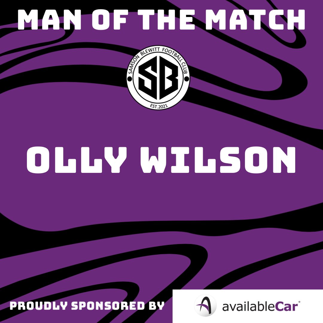 SamsonBlewittFC's tweet photo. And after a fantastic display in the centre of the park, Olly has deservedly won MOTM for this weekend.

Well done @OllyWilsonH 👏🏻 https://t.co/xnDruLOfSB