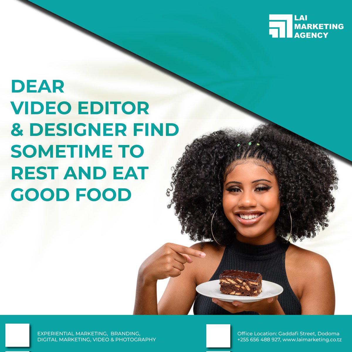 Dear Video Editor, Photographer and  Designer.