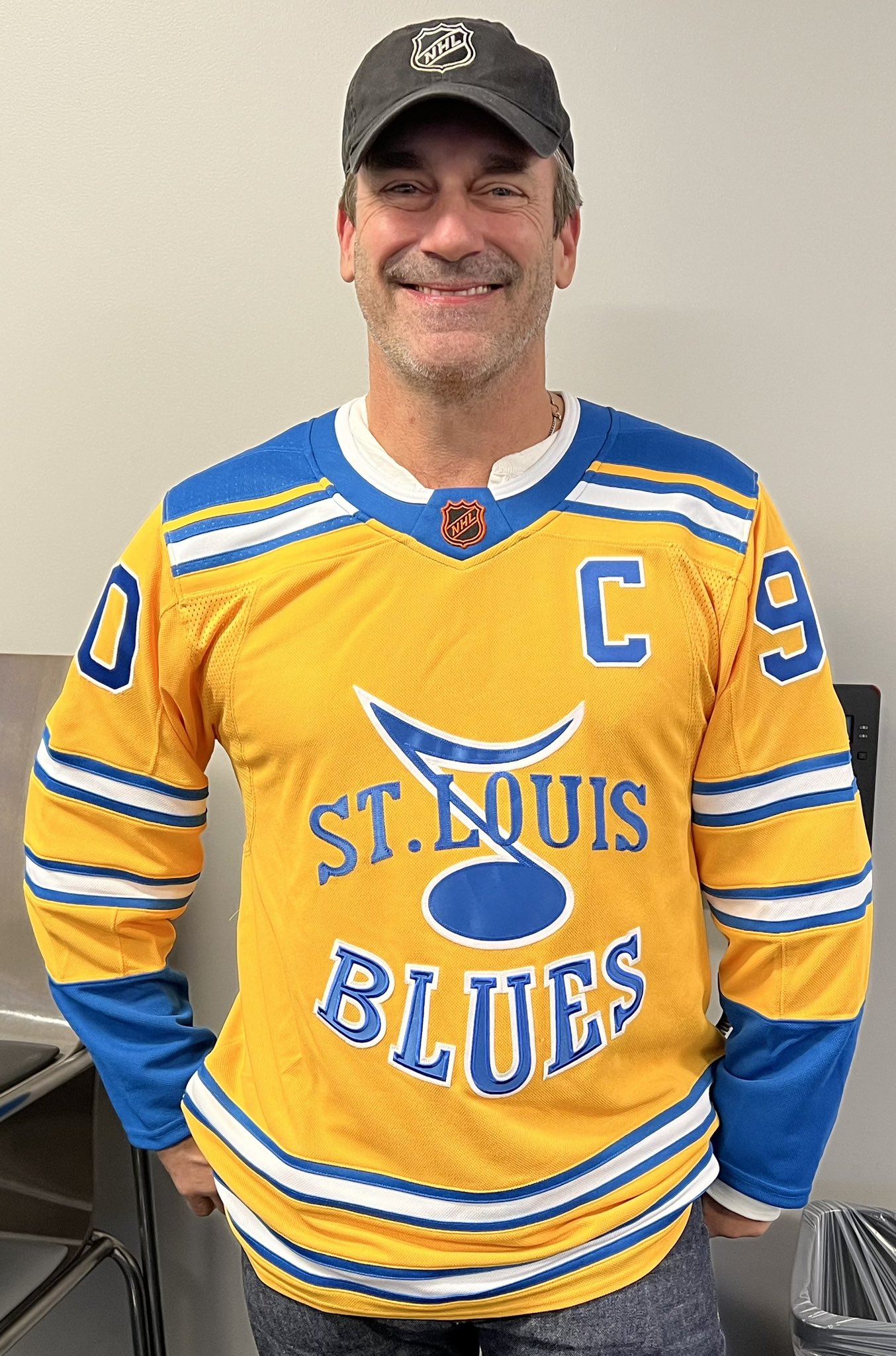 St. Louis Blues on X: You'd have to be a mad man to not get yourself one  of these jerseys. #ReverseRetro #stlblues  / X