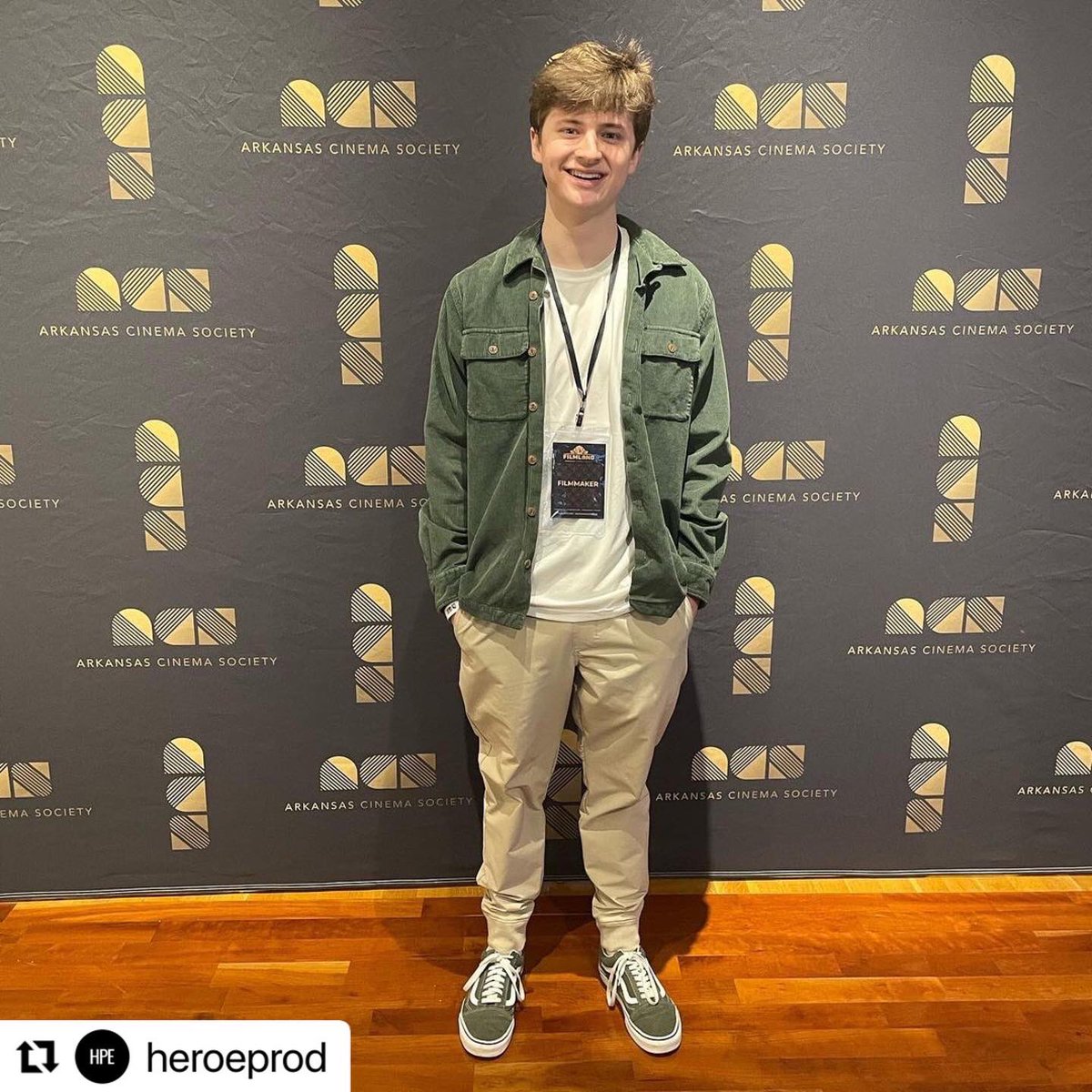PittsCorbin's tweet photo. My film, SALAD DAYS, is an official selection for @ArkansasCinema’s FILMLAND Digital Experience! Enjoyed visiting with other filmmakers at the event! https://t.co/tmxLSRbcM1