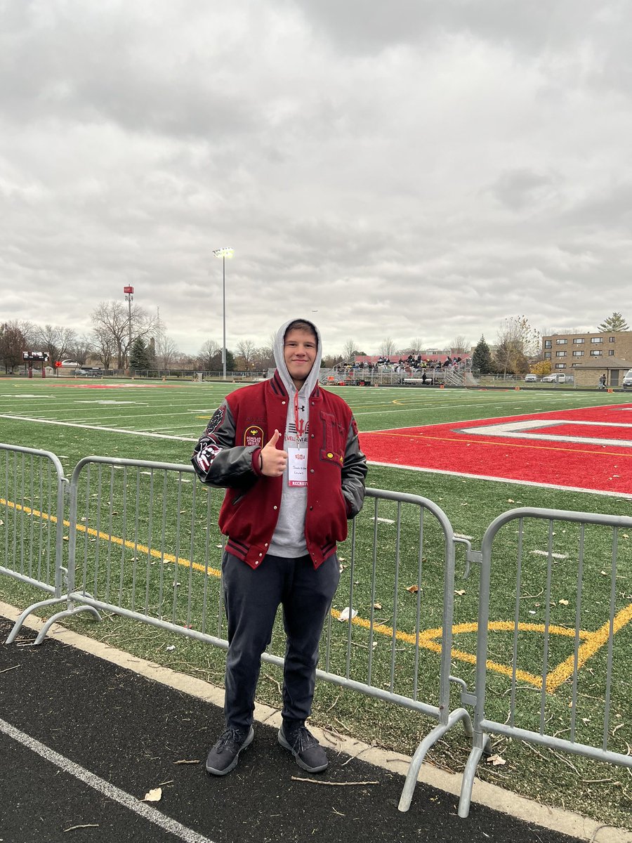 I had a great time visiting <a href="/SXUFootball/">SXU Football</a> this Saturday! Thank you <a href="/mckeonwc/">Billy McKeon</a> and the rest of the coaching staff for having me. It was awesome to witness the big conference win! #GoCougs