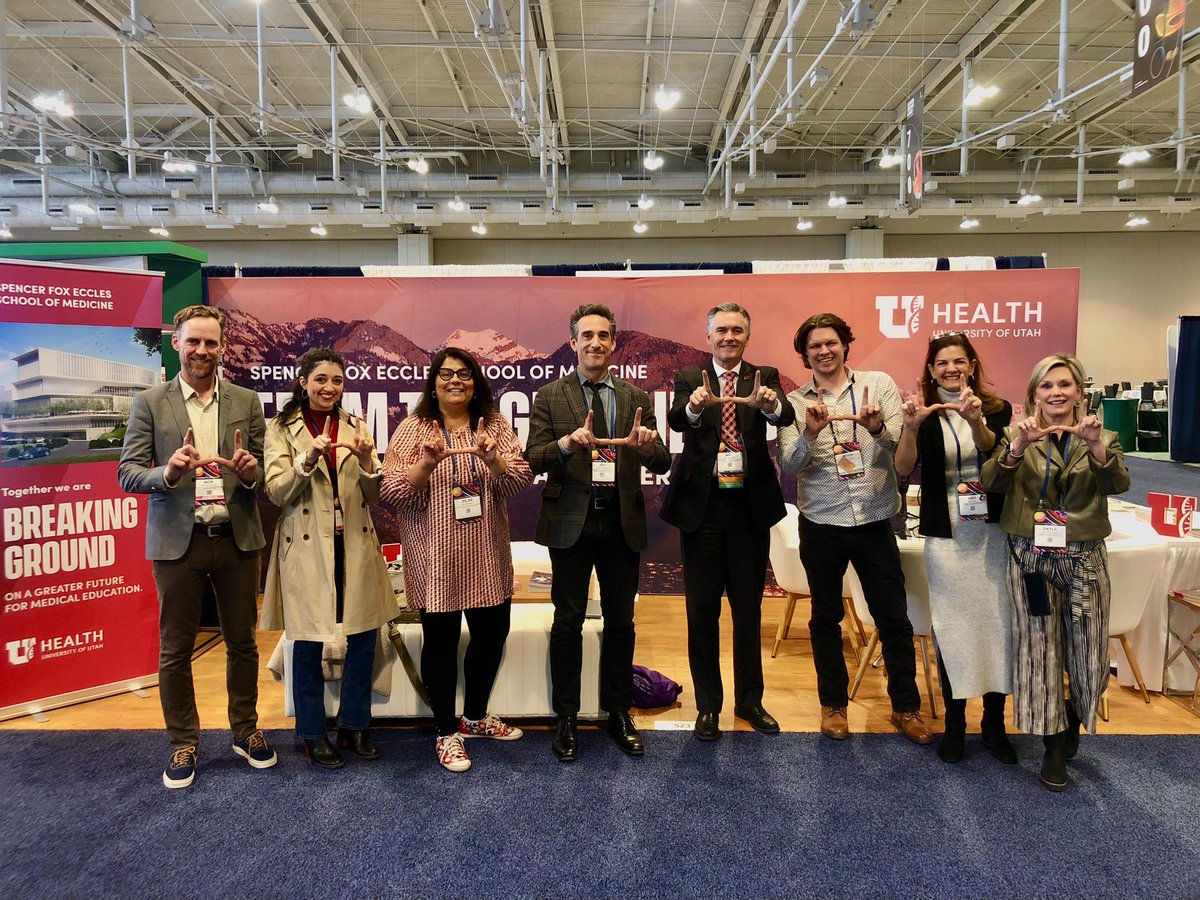 Representing our <a href="/uofutah/">uofutah</a> family at #AAMC22! Proud to promote the Spencer Fox Eccles School of Medicine (<a href="/UofUMedicine/">Spencer Fox Eccles School of Medicine</a>) and all the great work at <a href="/UofUHealth/">University of Utah Health</a> for our national peers <a href="/AAMCtoday/">AAMC</a>