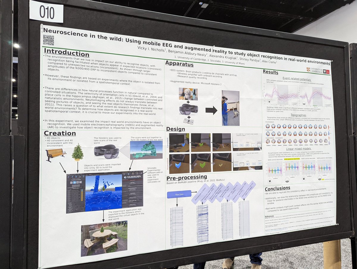 Come see some mobile EEG, AR and object recognition in the real world O10 #SfN2022