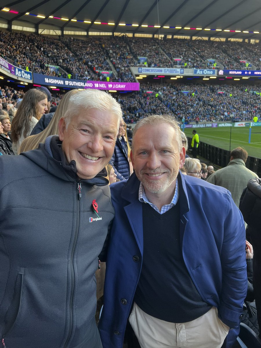 MoodyBastert's tweet photo. With minutes to go before the whistle my dad took his chance and asked Scotland Rigby Legend @AndyNic9 for a photo.  He came back and said, “he’s an absolute gentleman”.  Thank you Captain! 🙌🏼🙌🏼🙌🏼 https://t.co/hKKwZxoa1Z