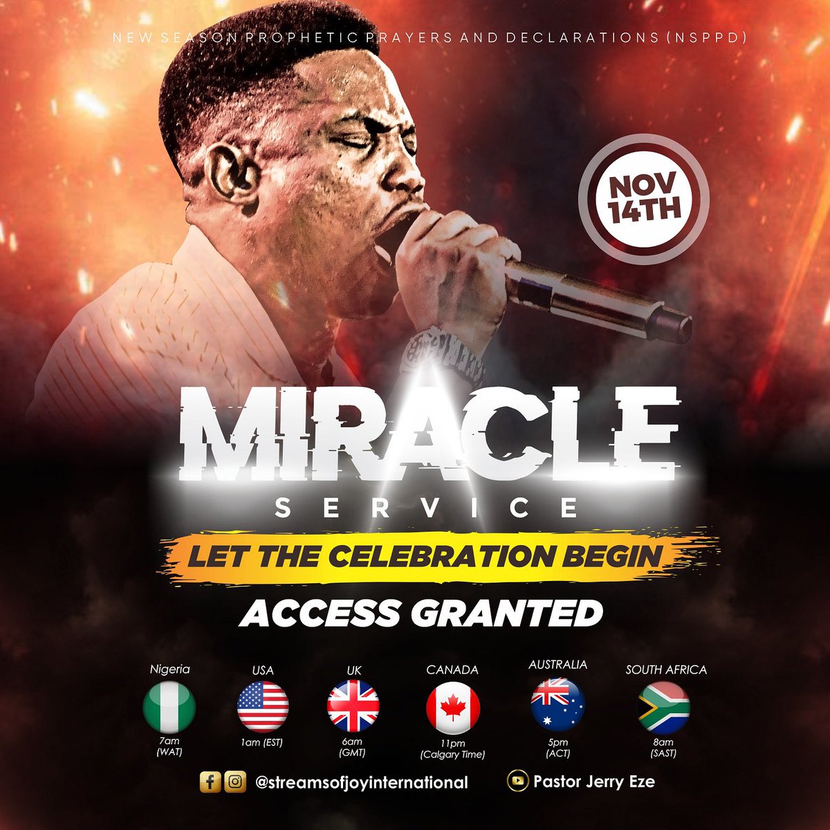 RealJerryEze's tweet photo. Who is getting ready for NSPPD ALTAR OF FIRE by 7am Nigerian Time???
RETWEET if you are Readyyyyyyy???? https://t.co/0ePfl4Ctd9