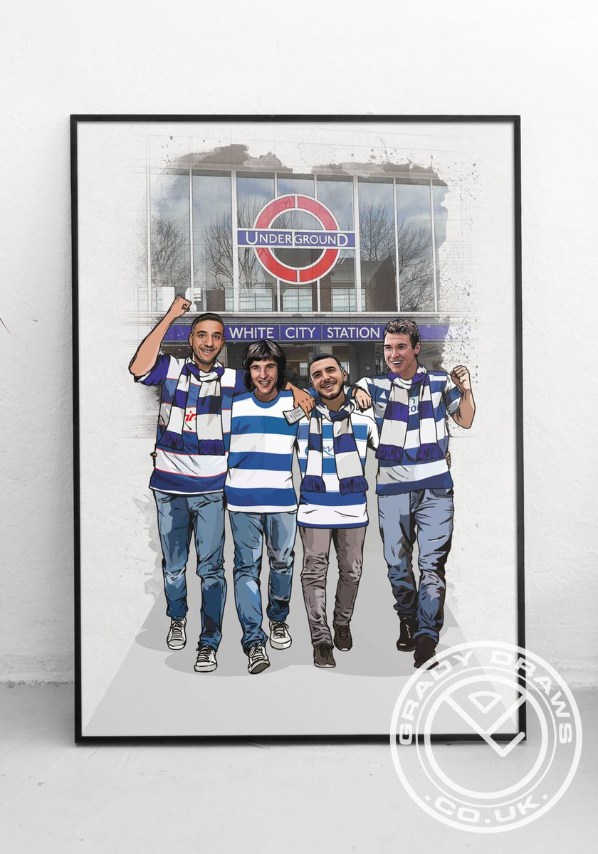 W12Social's tweet photo. 🚨 FREE GIVEAWAY 🚨

Working together to get a new piece of Qpr art to all #QPR fans,What a piece it is 👏🏻 - Thank you @grady_draws. 
To enter:

1️⃣ RT this post
2️⃣ Follow @grady_draws 
3️⃣ Tag Two people

📌Winner picked on 16th.
📌available to buy on Etsy. https://t.co/77UiFRrgSq https://t.co/YP0kxHkkul