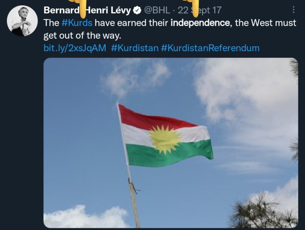 sfcdfb5's tweet photo. مسائل خطرناکی میشید.
لوی یک طرفدار دوآتشه اسرائيله که نمیتونه بین مردم ایران و حکومت ایران تمایز قائل بشه. این شخص معتقده کشورهای منطقه هر چه کوچکتر، برای اسرائیل کمخطرتر، و به همین دلیل طرفدار کردها و تجزیه ایران، عراق، سوریه و ترکیه است. پیجش رو که نگاه میکنید صدها توییت https://t.co/ouGReICNwi