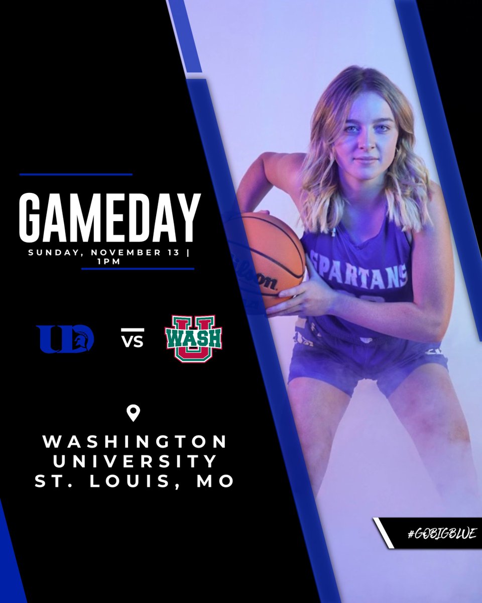 UD_WBB's tweet photo. Spartans first road trip tips off at 1pm in St. Louis as they take on the WashU Bears! 

💻 https://t.co/IajeVNexdJ https://t.co/VrCyWexxqV