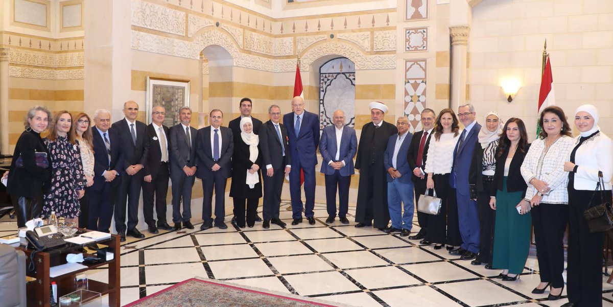GABOUALFA's tweet photo. @LBpresidency @Najib_Mikati @MSKCancerCenter @MSK_DeptOfMed @AUB_Lebanon @FordhamLawNYC Thanks @LBpresidency @Najib_Mikati Mrs May Wndrful bestow cermny & official dinner @BahiaHariri @DrBizri Dr Ussama Saad @firassabiad @GGhazeeri Sh Sousan Dr Hassan Solh rprsnt @AUB_Lebanon President @DrFadloKhuri @Abualfaa rprsnt Dean Ray Sawaya @Rubina_chahine & #MD92 classmates https://t.co/8pFcdzIf2U