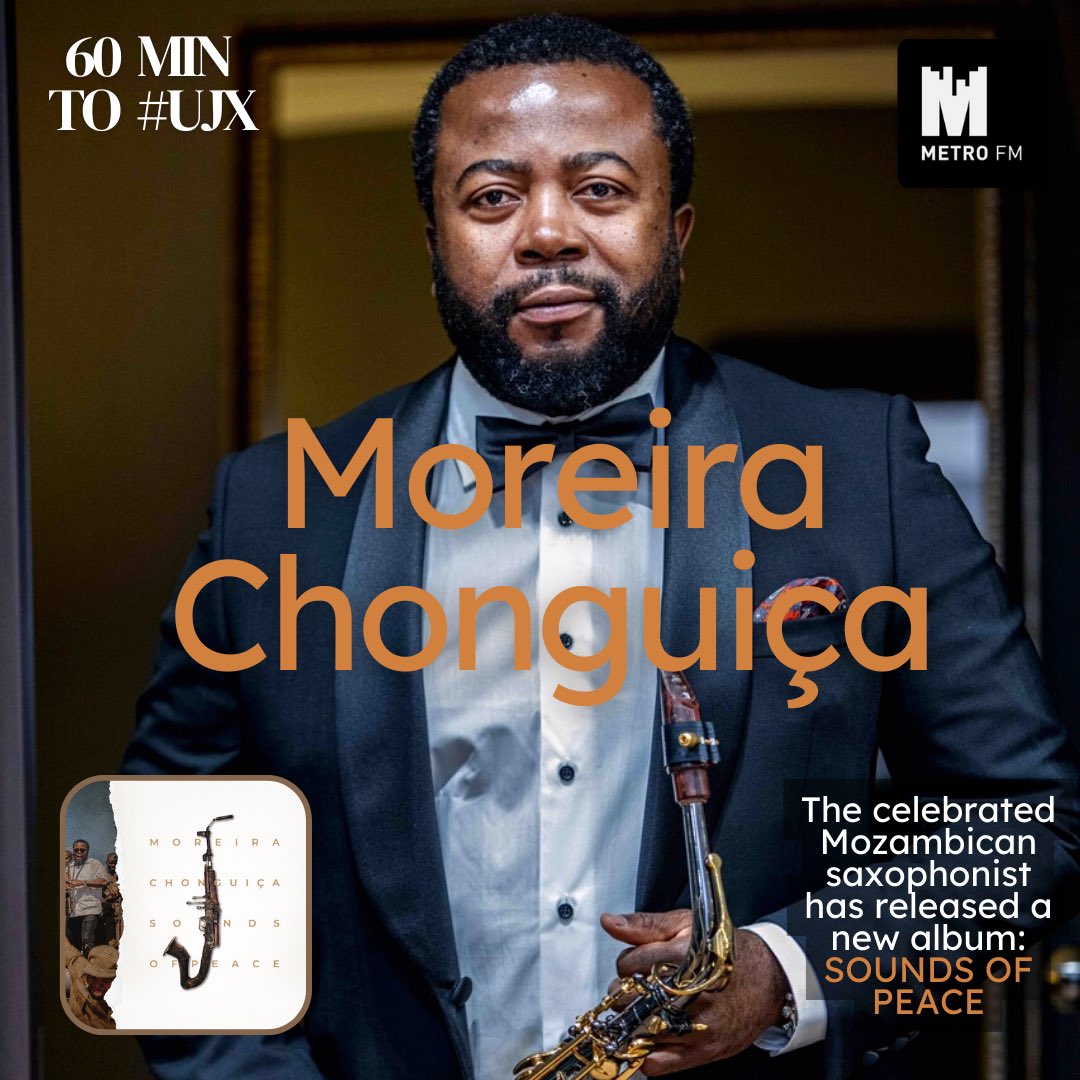 nothembaujx's tweet photo. We are 60 min away from #UJX with our guest @MoreiraProject joining us to share his new project #SoundsOfPeace on @METROFMSA 🎼🎧🎷 https://t.co/OFiK5rd25d