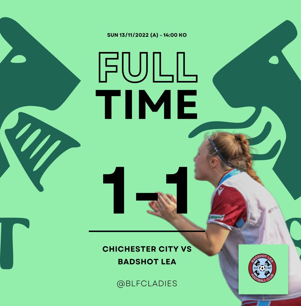 Badshot Lea FC on Twitter "RT blfcladies A good battle between two