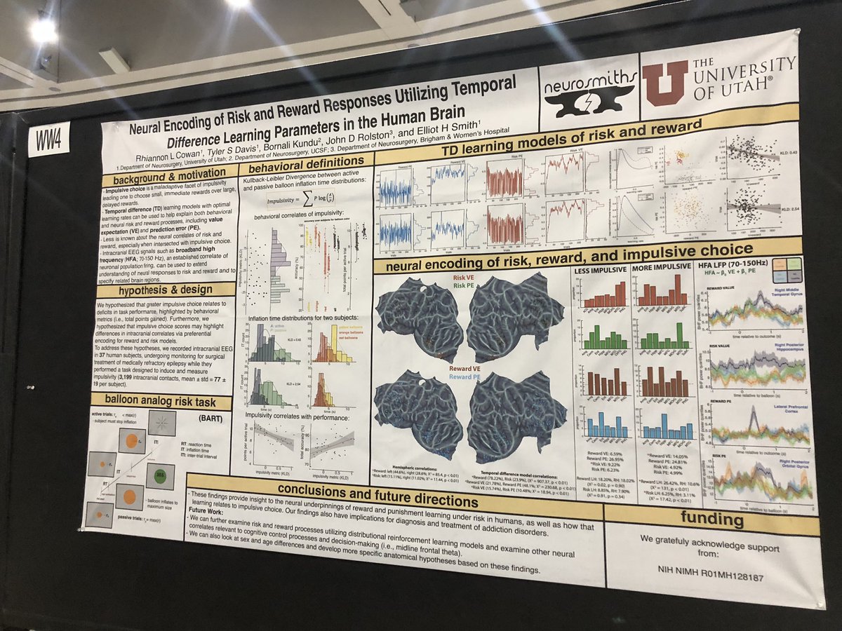 Rhiannon Cowan (@rhiacowan) on Twitter photo Come check out our poster this morning! Examining neural encoding of reward, risk, and impulsive choice. #sfn <a href="/neurosmiths/">neurosmiths@mindly.social</a> Come check out our poster this morning! Examining neural encoding of reward, risk, and impulsive choice. #sfn <a href="/neurosmiths/">neurosmiths@mindly.social</a>