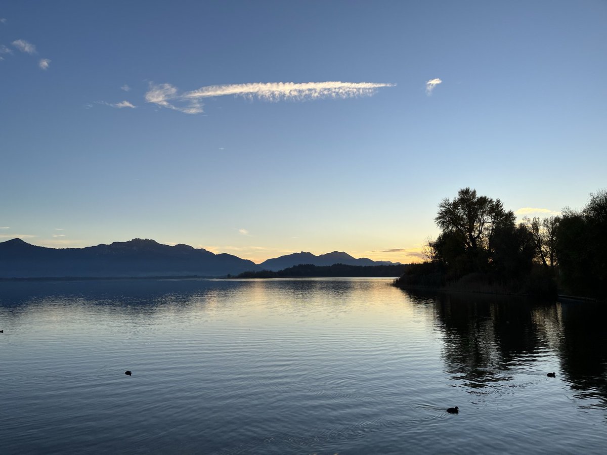 Nach 8 Stunden GoB Qual für die #fait Teilnehmer gestern, heute das Privileg genießen, im Chiemgau zu leben #homeiswherethelakeis