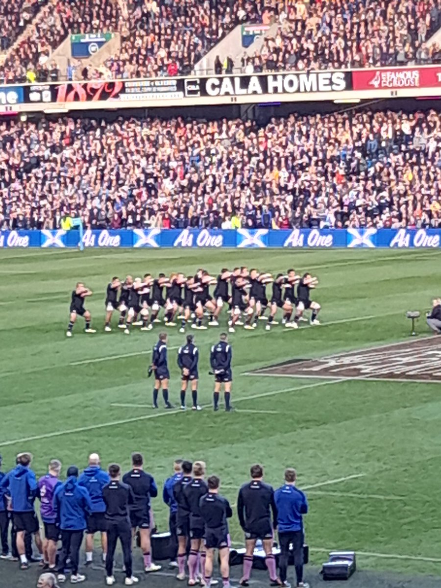 Bucket list sports fan stuff: see NZ do the Haka and play a test match. 
Heartbreaking stuff: see Doddie Weir in a wheelchair with MND and his sons supporting their dad. Reception he got today was very emotional.