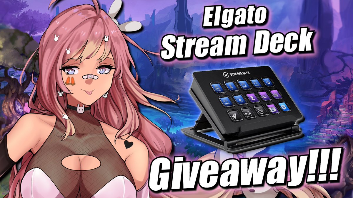 PinBunVT's tweet photo. 🌸It's giveaway time! We hit 6k on the bird app and I'm so grateful! I'm giving away another Elgato Streamdeck. To enter:

-Follow (extra entry for following on Twitch too <3)
-Like
-Retweet

Extra entry if you drop your png/socials and a lil bit about yourself! Ends 12/1/22 🌸 https://t.co/lXEvKWgFL6