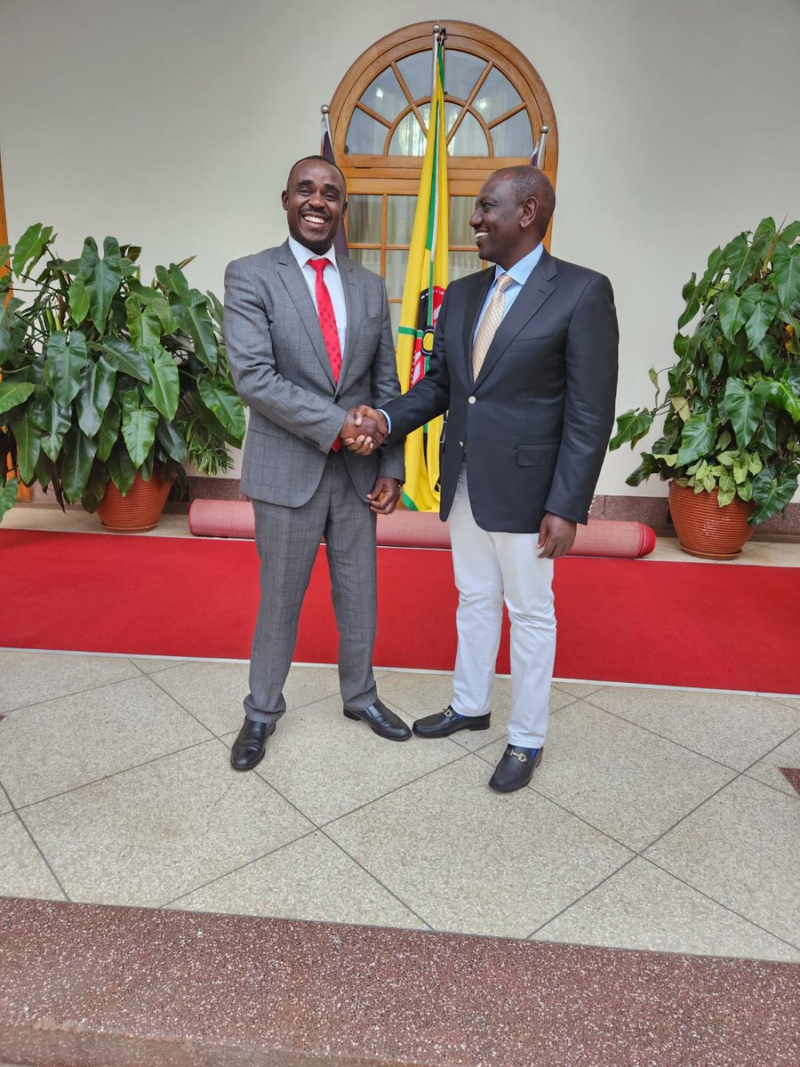 Cleophasmalala's tweet photo. I had the pleasure of joining H.E President @WilliamsRuto for an Inter denominations service at kabranet, Baringo County. 
We later retreated to statehouse for a lengthy chat on matters Kenya Kwanza. It is certain we have a BETTER TOMORROW. https://t.co/Ue0lf02e8z