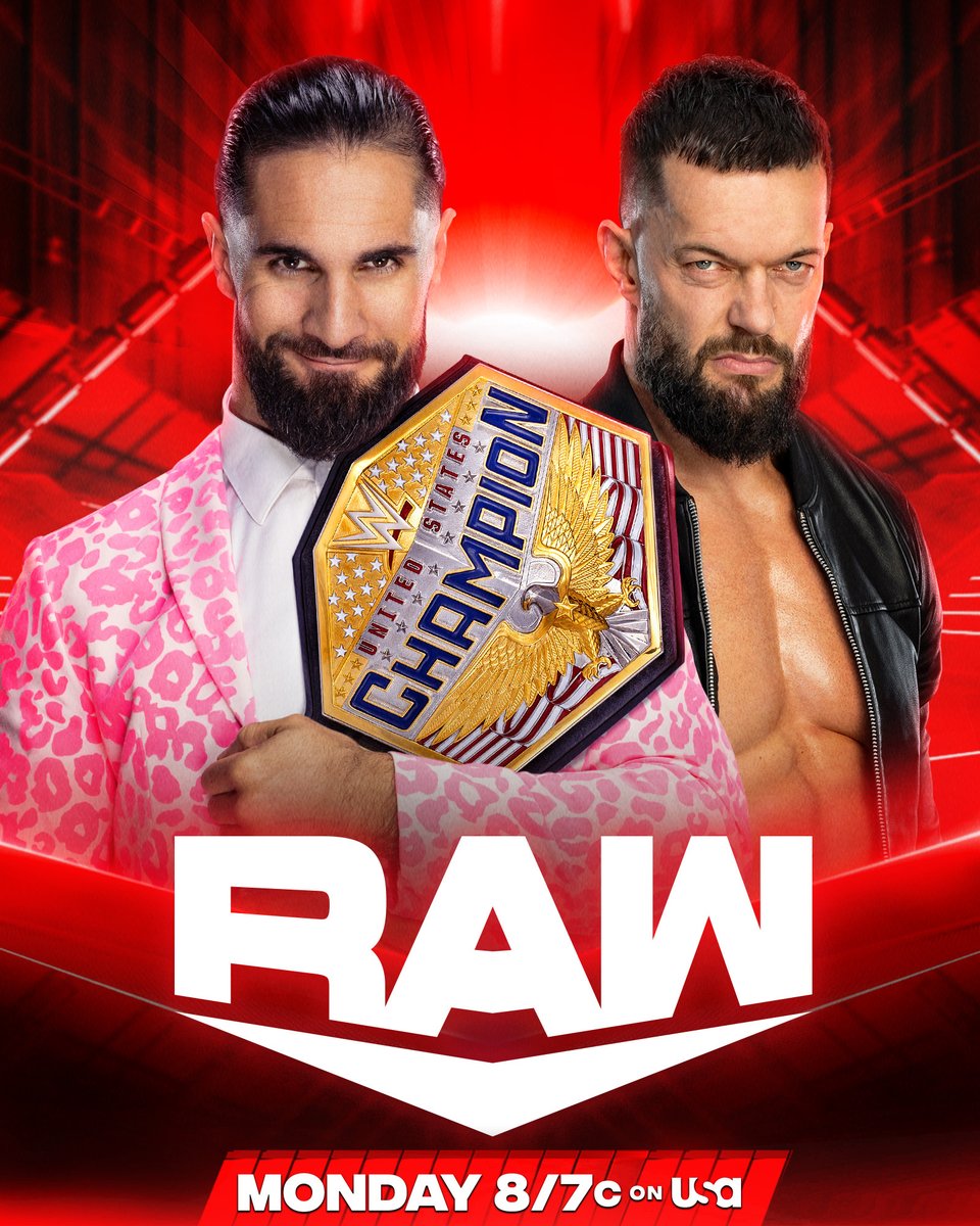 TOMORROW NIGHT on #WWERaw

#USChampion <a href="/WWERollins/">Seth Rollins</a> takes on <a href="/FinnBalor/">Finn Bálor</a>!