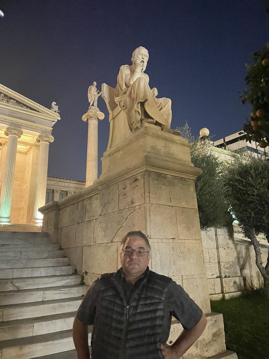 EquityMaps's tweet photo. Was so fun connecting with you @aragornfischer in Athens, 🇬🇷 to discuss Socratic seminar strategies in the shadow of Socrates himself. Can’t wait to read your next book. The Power of the Socratic Classroom is such a powerful resource - Txs for sharing #equitymaps too 🤩 https://t.co/T3anrYEBbZ