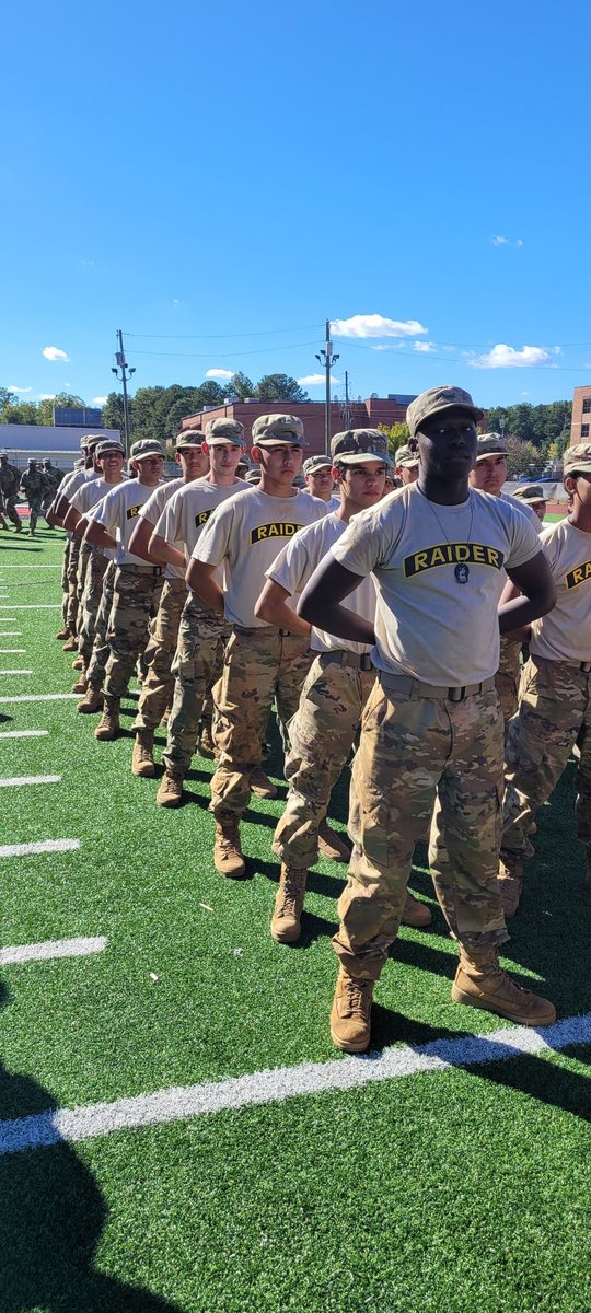 For the first time we were able to field Male, Female and Mixed Raiders Teams with close to 40 cadets participating. We competed in 3 Raider Meets plus our Girls Team went to the State Meet for the 4th year in a row where they finished tied for 4th in a tough field of 7 teams.