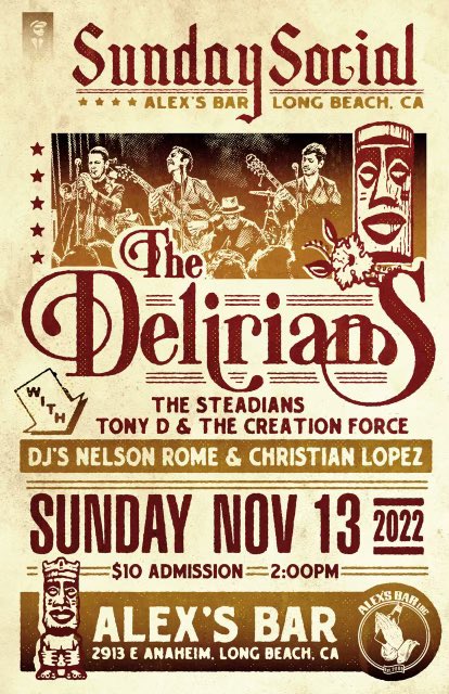 THEDELIRIANS's tweet photo. Delirians hit at 6pm see you there familia! https://t.co/KNvMRzz2g7
