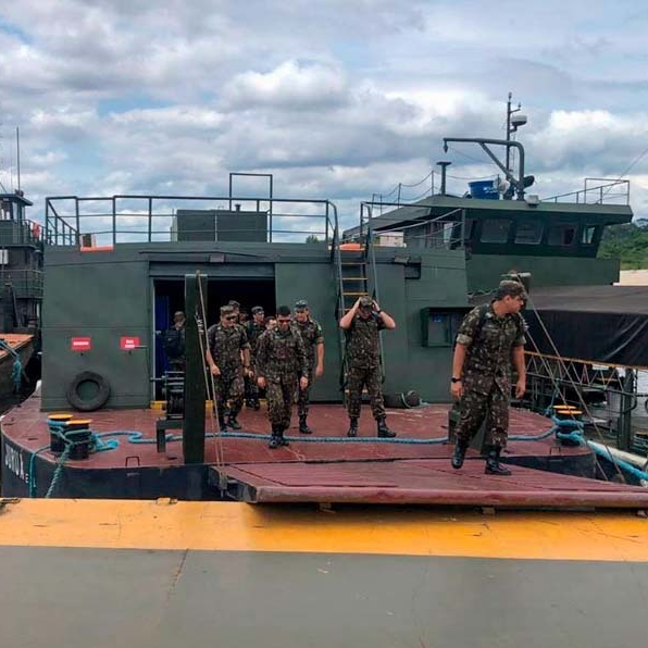 exercitooficial's tweet photo. Exercício no Terreno da Escola de Comando e Estado-Maior do Exército acompanha demonstração de capacidades do Centro de Embarcações do Comando Militar da Amazônia e atividades que envolvem estruturas estratégicas de defesa.
#BraçoForte https://t.co/tnAGGqL2U4
