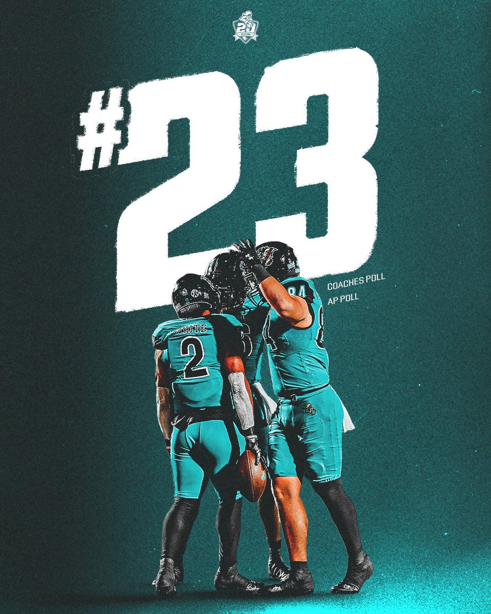 WE'RE BAAAAAACKKKKKK 😏

For the 3rd consecutive year, the Chants are ranked in the Top 25 in both the <a href="/AP_Top25/">AP Top 25</a> &amp; Coaches Poll❗️

#BEL1EVE | #STRIKETHESTONE | #TEALNATION