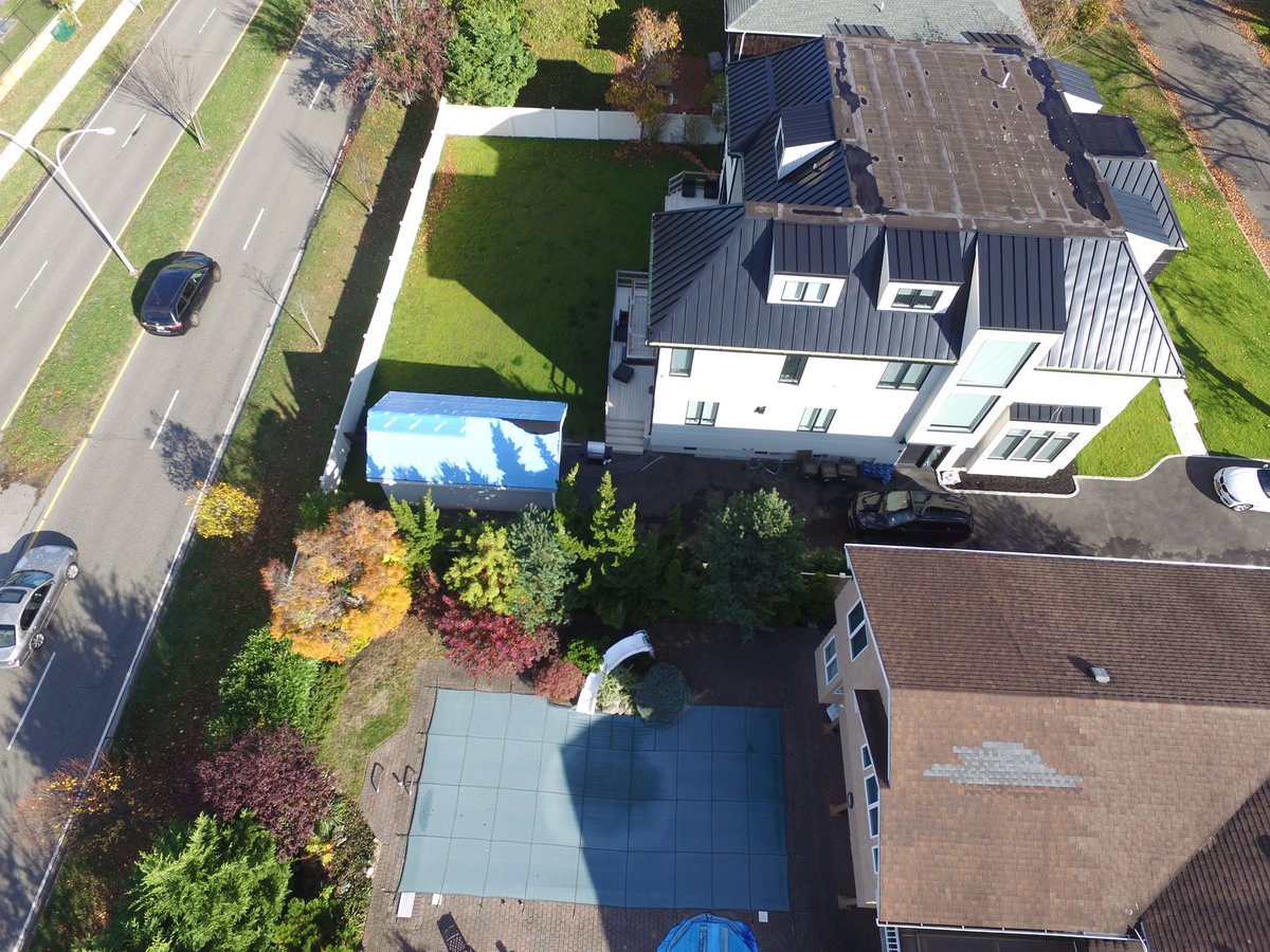 SMG365LLC's tweet photo. These were the last 4 shots the drone took before it came crashing down and failing on the auto landing.  My father is sending me pictures of the damaged pool cover as well.  Please reply ASAP. Thanks! https://t.co/8y0XxUbd3u