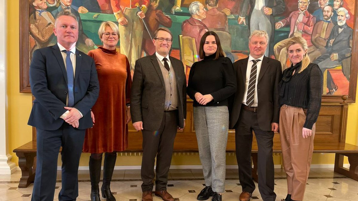 With Iceland’s speaker of <a href="/Althingi/">Alþingi</a> &amp; distinguished members, we discussed the creation of an informal Friends of Belarus group &amp; joint action in PACE.  Democratic representatives can be invited to Nordic Council &amp; PACE meetings as observers. Let’s connect free Belarus &amp; Europe!