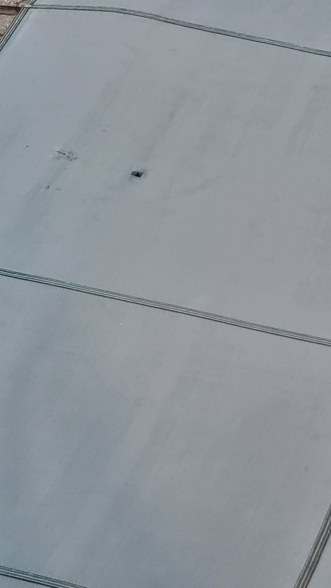 SMG365LLC's tweet photo. Picture of the torn pool cover.  A replacement costs $1000.  @DJISupport @DJIGlobal https://t.co/4LD1fnNBBf