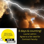 Photo by Laurier Contract Faculty (@PrecariousWLU)