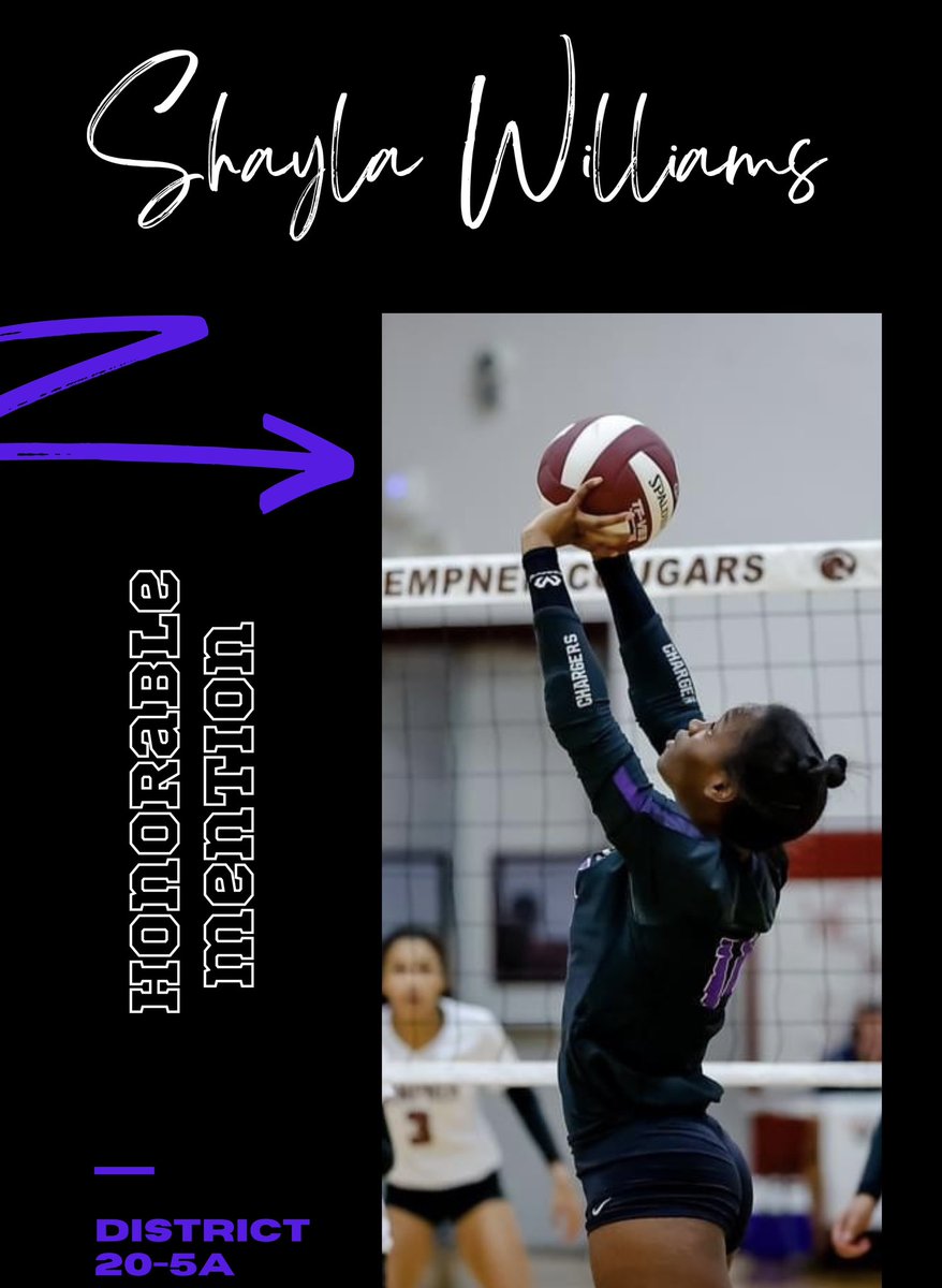 FULSHEARVB's tweet photo. Congratulations to @_shayrenae district honorable mention! https://t.co/0UTtSzZiEL