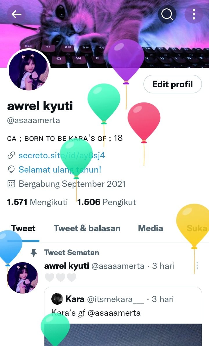 hepi besdey, aku jual balon