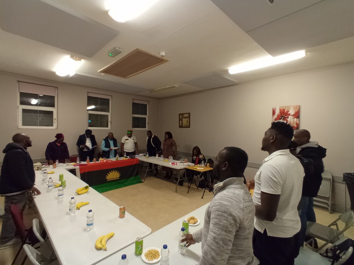 MaziUbaOfficial's tweet photo. AM HONORED ONCE AGAIN TO BE IN MY OWN DUBLIN IPOB ZONAL MEETING TODAY 13TH NOVEMBER 2022
WE'RE MOVING WITH SPEED 
#IPOB #MNK  #BiafraReferendumNow #BiafraReferendum @dfatirl @PresidentIRL @UNGeneva https://t.co/E7I4pYTJ02