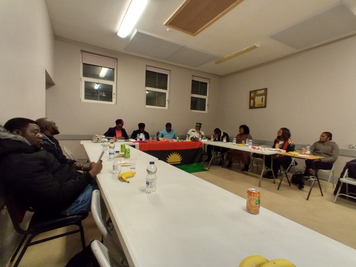 MaziUbaOfficial's tweet photo. AM HONORED ONCE AGAIN TO BE IN MY OWN DUBLIN IPOB ZONAL MEETING TODAY 13TH NOVEMBER 2022
WE'RE MOVING WITH SPEED 
#IPOB #MNK  #BiafraReferendumNow #BiafraReferendum @dfatirl @PresidentIRL @UNGeneva https://t.co/E7I4pYTJ02